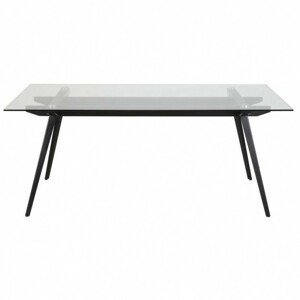 Jedálenský stôl Monti 180 x 90 cm čierny