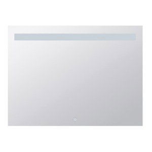 Zrkadlo Bemeta s osvětlením a dotykovým senzoremvo farebnom provedení hliník/sklo 101201117