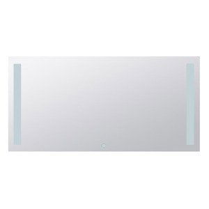 Zrkadlo Bemeta s osvětlením a dotykovým senzoremvo farebnom provedení hliník/sklo 101301157