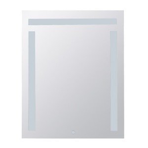 Zrkadlo Bemeta s osvětlením a dotykovým senzoremvo farebnom provedení hliník/sklo 101401107