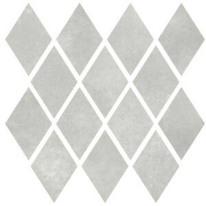 Mozaika Cir Materia Prima grey vetiver rombo 25x25 cm lesk 1069897