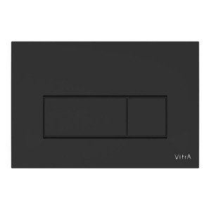 Ovládacie tlačidlo VitrA Root Square plast čierna matná 740-2311