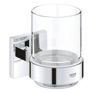 Grohe Start Cube Accessories sklo s držiakom chróm 41097000