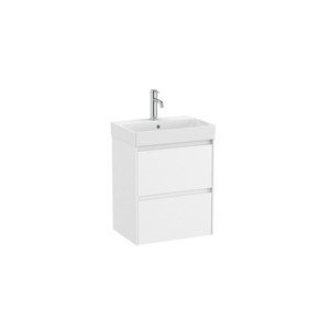 Kúpeľňová skrinka s umývadlom Roca ONA 50x64,5x36 cm biela mat ONA50ZK2ZBM