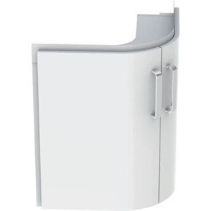 Kúpeľňová skrinka pod umývadlo Geberit Selnova 69x60,4x55 cm biela 501.486.00.1