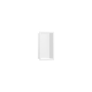 Polička Hansgrohe XtraStoris Original s rámom vo farbe matná biela 56057700