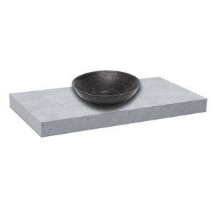 Doska pod umývadlo bez umývadla Naturel Dolce 100x8x50 cm beton mat DO10050BE