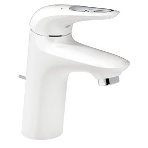 Umývadlová batéria Grohe Eurostyle New s výpusťou Moon White/chróm 23374LS3