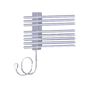 Radiátor elektrický Elvl Liner 39,5x55 cm metalická strieborná LINERMS