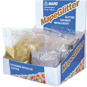 Trblietky Mapei Mapeglitter strieborná 0,1 kg R2T MAPEGLITTERST1