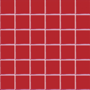 Sklenená mozaika Premium Mosaic červená 31x31 cm lesk MOS50RE