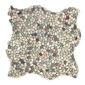 Kamenná mozaika Mosavit Mini pebbles mix 30x30 cm mat PEBBLEMIX