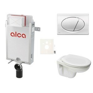 Cenovo zvýhodnený závesný WC set Alca na zamurovanie + WC S-Line S-line Pre SIKOAP2