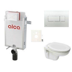 Cenovo zvýhodnený závesný WC set Alca na zamurovanie + WC S-Line S-line Pre SIKOAP5
