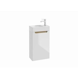 Kúpeľňová skrinka s umývadlom Naturel Stilla 39x60x22 cm biela STILLAD04008U