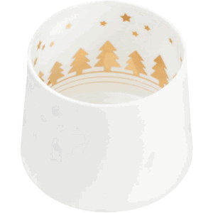 Räder Biely porcelánový svietnik FIR FOREST