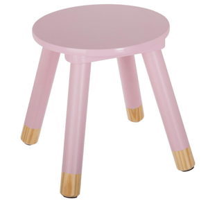Ružová detská stolička STOOL PINK