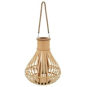 Bambusový závesný lampáš VENO