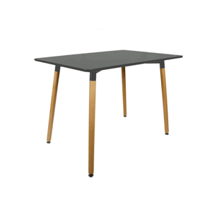 Sivý jedálenský stôl BERGEN 120x80 cm