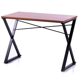 Písací stôl s doskou v dekore orech LIRN