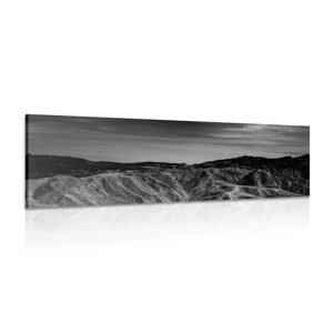 Obraz Národný park Death Valley v čiernobielom prevedení