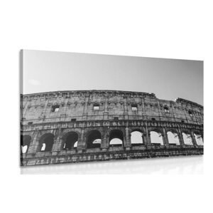 Obraz Koloseum v čiernobielom prevedení