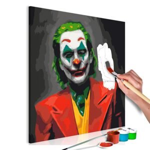 Obraz maľovanie podľa čísiel farebný Joker - Joker