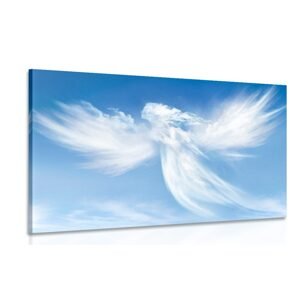 Obraz podoba anjela v oblakoch
