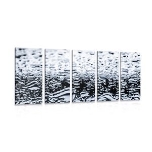 5-dielny obraz textúra vody