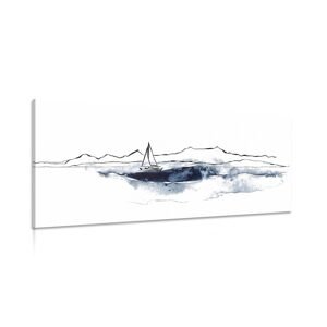 Obraz jachta na mori
