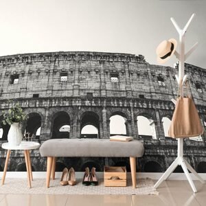 Fototapeta Koloseum v čiernobielom prevedení