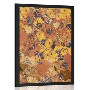 Plagát abstrakcia inšpirovaná G. Klimtom