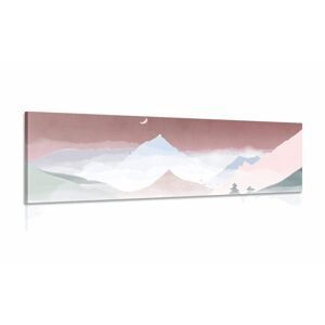 Obraz majestátne pastelové hory