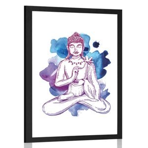 Plagát ilustrácia Budhu