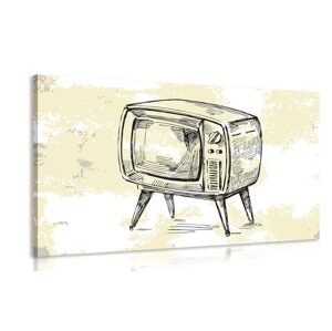 Obraz retro televízor