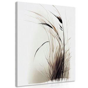 Obraz minimalistická suchá tráva