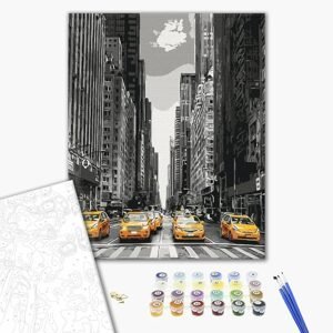 Obraz maľovanie podľa čísiel ulica v meste New York