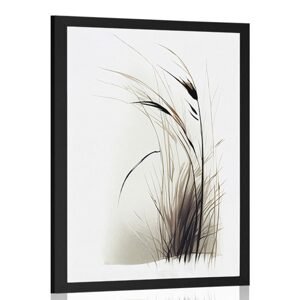 Plagát minimalistická suchá tráva