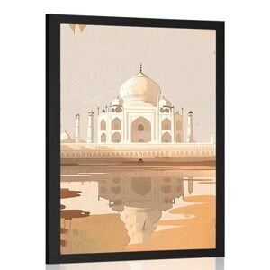 Plagát indický Taj Mahal