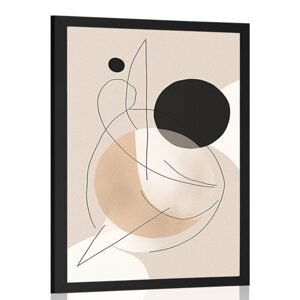 Plagát abstraktné tvary No8