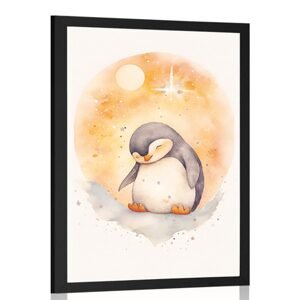 Plagát zasnený tučniačik