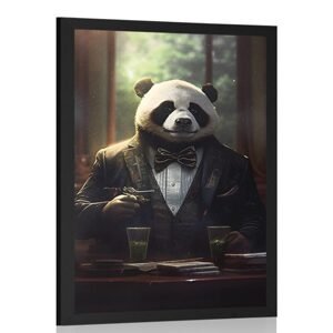 Plagát zvierací gangster panda