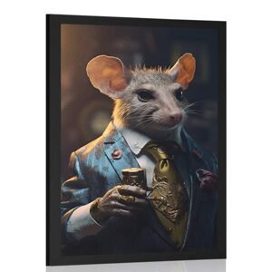 Plagát zvierací gangster potkan