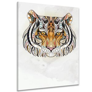 Obraz vzorovaný tiger