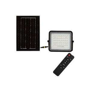 LED Vonkajší solárny reflektor LED/6W/3,2V IP65 6400K čierna + DO