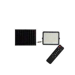 LED Vonkajší solárny reflektor LED/20W/3,2V 6400K čierna + DO