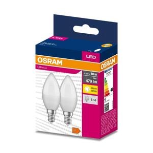 Osram SADA 2x LED Žiarovka B35 E14/4,9W/230V 3000K - Osram