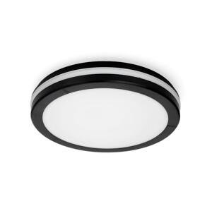 LED Kúpeľňové stropné svietidlo LED/18W/230V IP65 pr. 30 cm čierna
