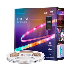 Govee Govee - Wi-Fi RGBIC Smart PRO LED pásik 3m - extra odolný