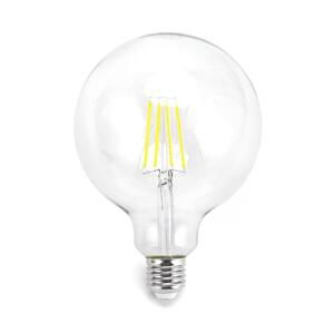 B.V. LED Žiarovka FILAMENT G125 E27/8W/230V 6500K -